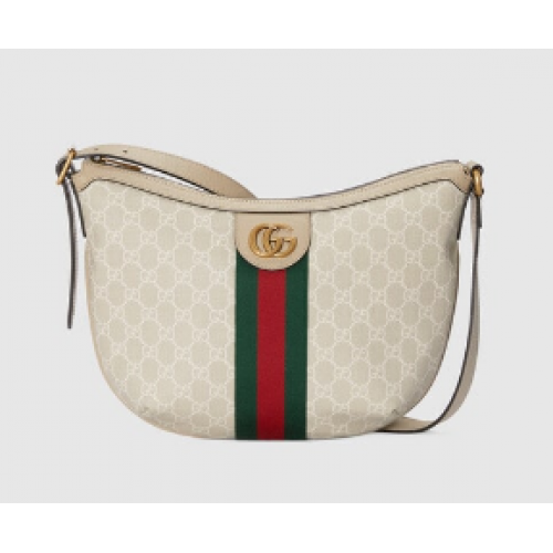 Gucci Ophidia GG kleine schoudertas 598125 Beige