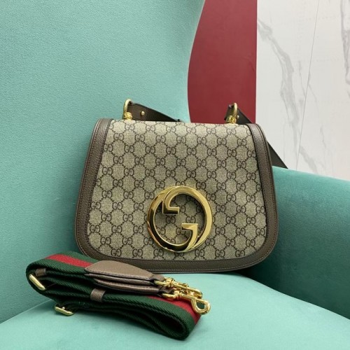 Gucci Ophidia GG kleine schoudertas 699210 Bruin