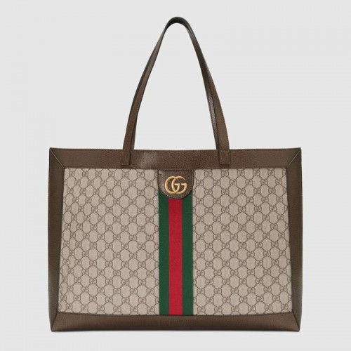Gucci Ophidia GG draagtas 547947 bruin
