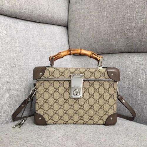 Gucci Ophidia GG draagtas 553623 bruin