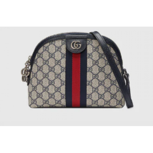 Gucci Ophidia kleine schoudertas 499621 blauw