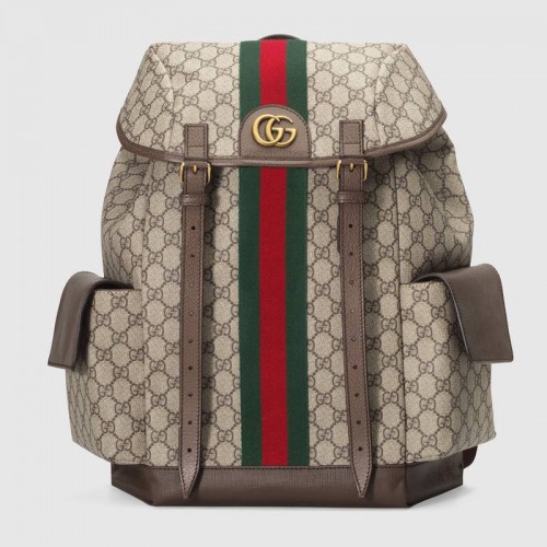 Gucci Ophidia canvas medium GG Rugzak 598140 bruin