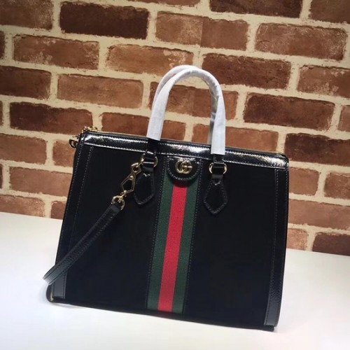 Gucci Ophidia medium handtas 524537 zwart