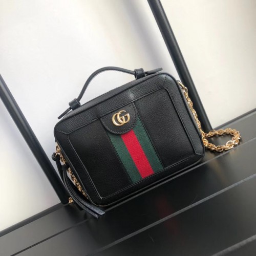 Gucci Ophidia serie GG Mini schoudertas 602576 zwart