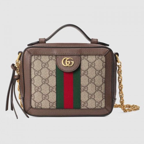 Gucci Ophidia serie GG Mini Schoudertas 602576 bruin