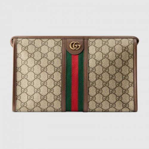 Gucci Ophidia serie GG toilettas 598234 bruin