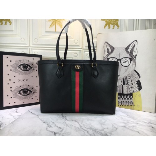 Gucci Ophidia-serie medium GG draagtas 631685 zwart