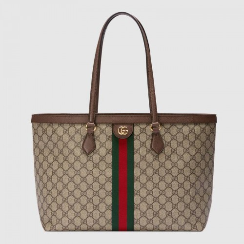 Gucci Ophidia serie medium GG draagtas 631685 bruin