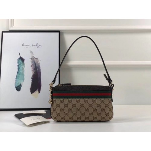 Gucci Ophidia kleine GG draagtas 145970 bruin