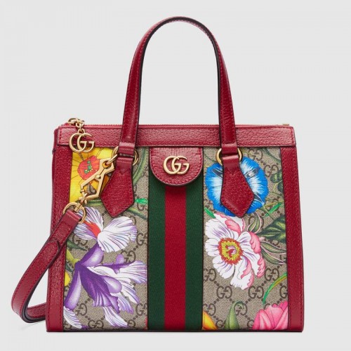 Gucci Ophidia kleine GG draagtas 547551 rood