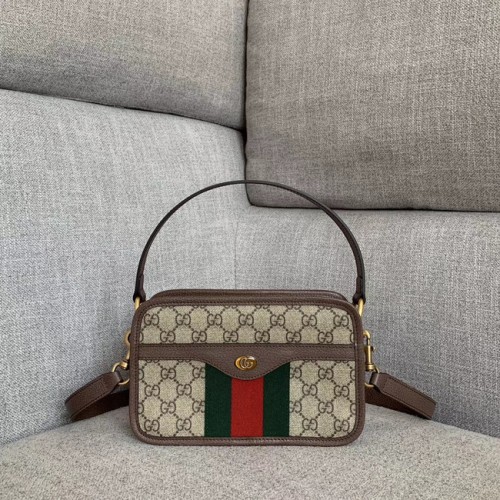 Gucci Ophidia kleine GG draagtas 598130 bruin