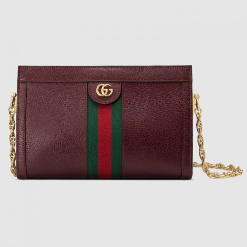 Gucci Ophidia kleine schoudertas 503877 Bordeaux