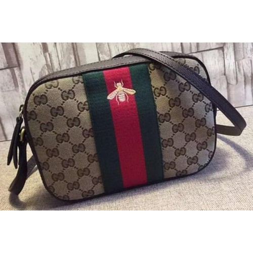 Gucci Original GG Schoudertas 412008 Bruin