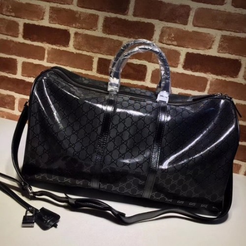Gucci PVC Keepall reistas 206500 zwart