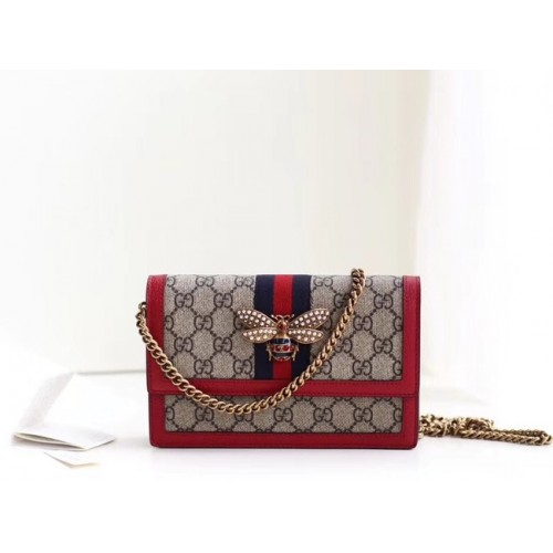 Gucci Queen Margaret GG minitas 476079 rood