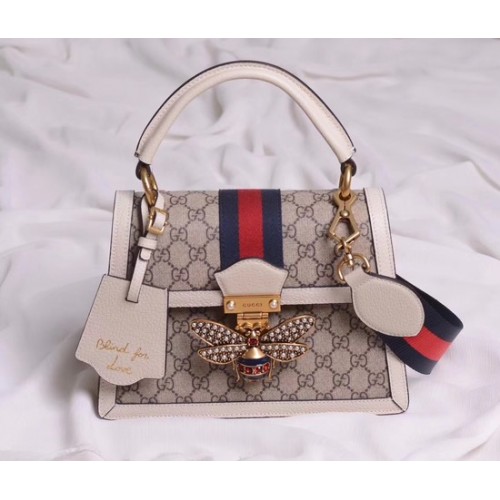 Gucci Queen Margaret GG kleine handtas 476541 wit