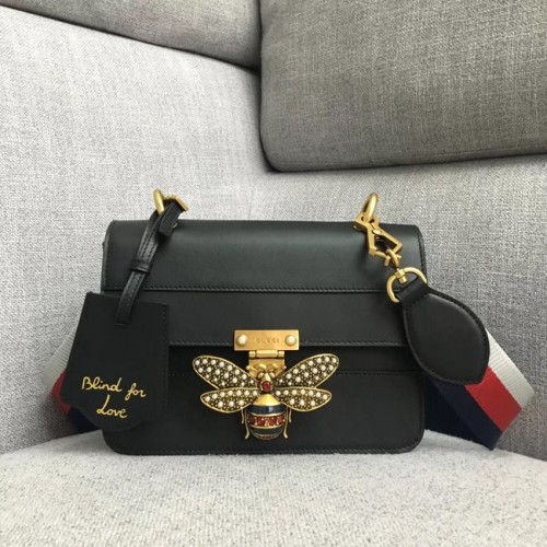 Gucci Queen Margaret kleine schoudertas 476542 zwart