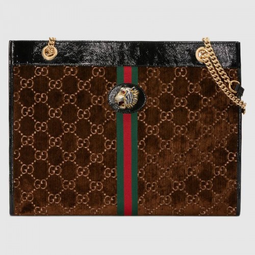 Gucci Rajah grote draagtas 537219 Bruin