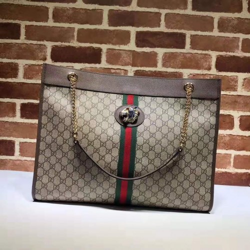 Gucci Rajah grote draagtas 537219 Bruin