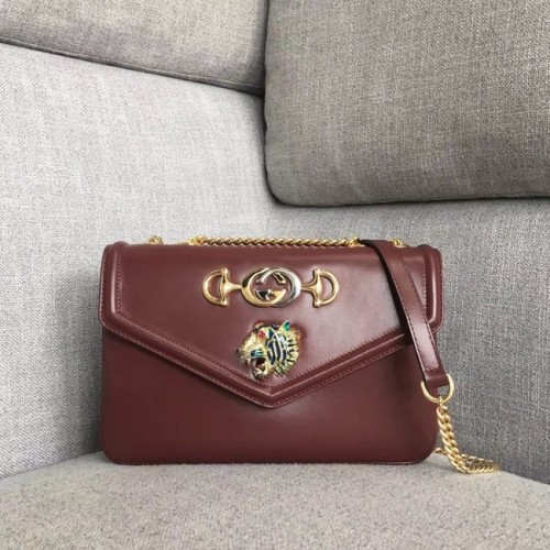 Gucci Rajah medium schoudertas 537241 Bordeaux