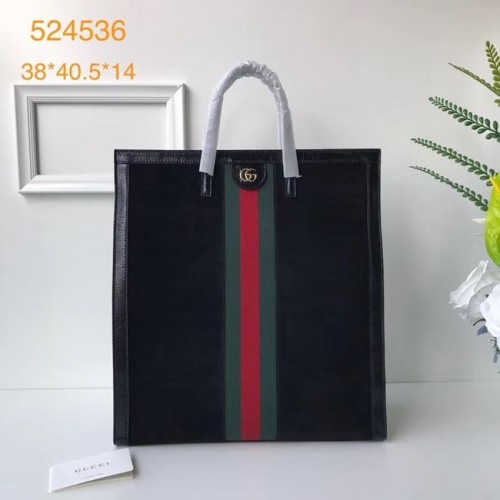 Gucci Soft GG Supreme draagtas 524536 zwart