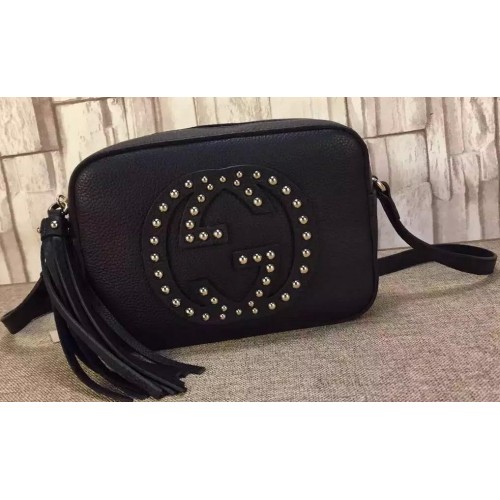 Gucci Soho Kalfsleren discotas 308364 zwart