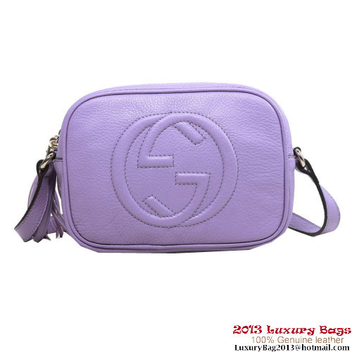 Gucci Soho Kalfsleer disco tas 308364 lavendel