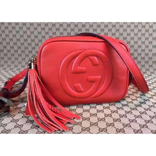 Gucci Soho Kalfsleren discotas 308364 rood