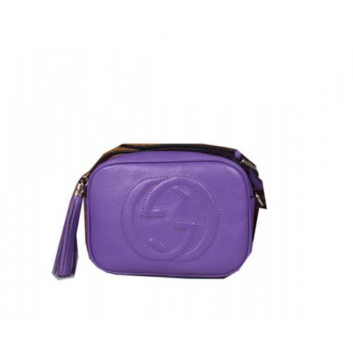 Gucci Soho kalfsleren discotas 308364 violet