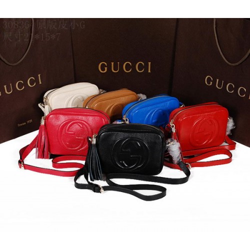 Gucci Soho discotas van kalfsleer 308364