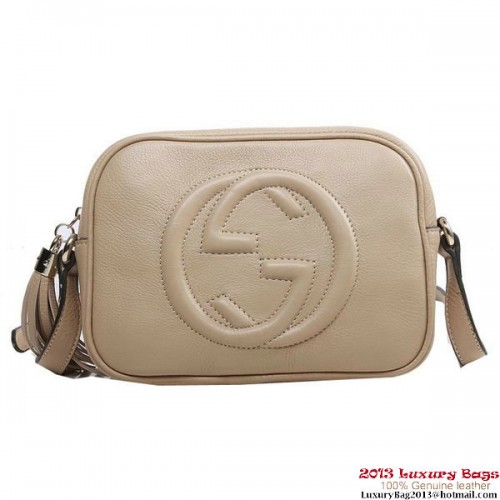 Gucci Soho discotas struisvogelleer 308364 lichtbruin