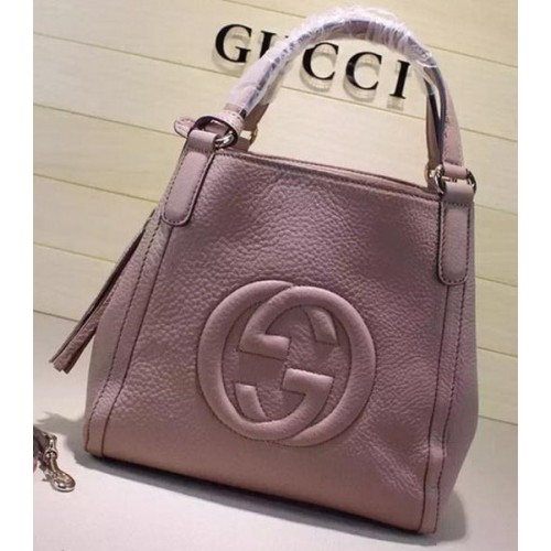 Gucci Soho lederen schoudertas 336751 abrikoos