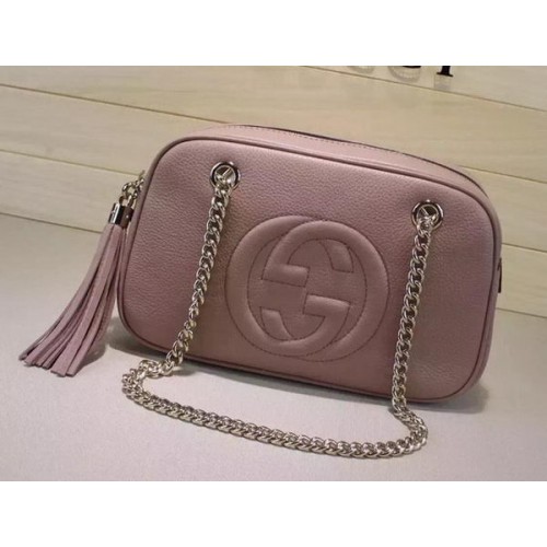 Gucci Soho schoudertassen 308983 roze