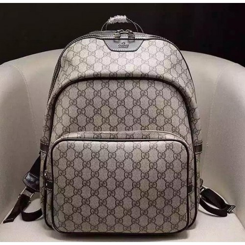 Gucci Supreme canvas rugzak 322069 bruin