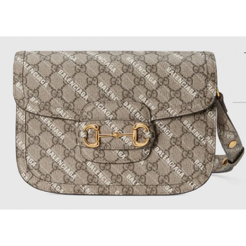 Gucci The Hacker Project kleine Gucci Horsebit 1955 tas 602204 Beige