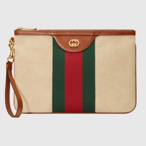 Gucci Vintage canvas etui 576053 Beige