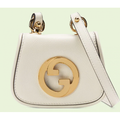 Gucci mini Blondie kaarthouder portemonnee 698635 wit