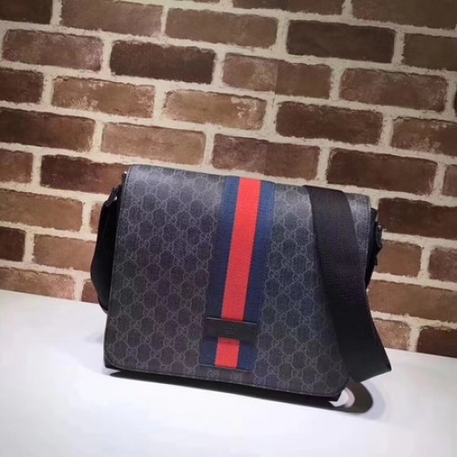 Gucci GG Supreme Messenger Bag 475432 Zwart