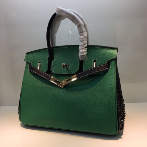 HERMES Birkin tas van 35 cm Kalfsleer 17823 groen