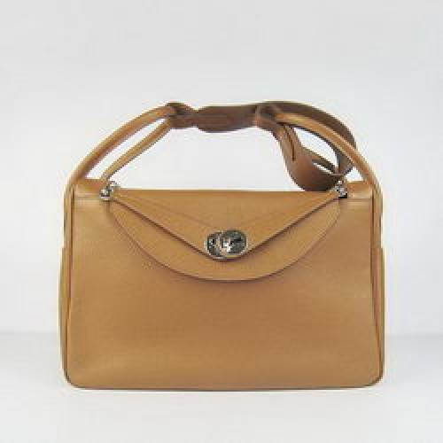 Hermes Lindy 34CM schoudertas koffie