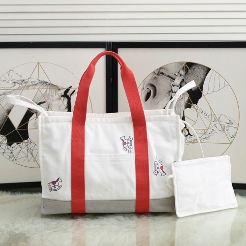 Hermes Adada Luier Canvas Boodschappentas H5635 Oranje