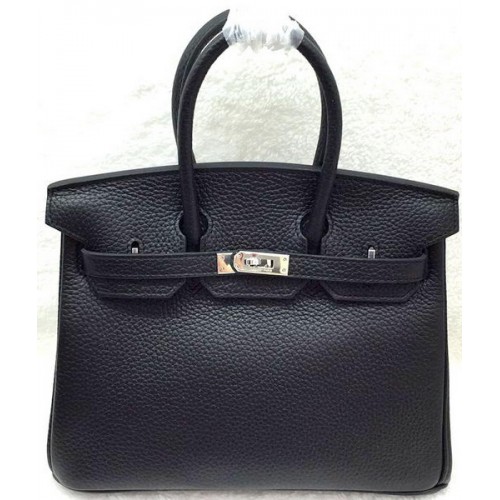 Hermes Birkin 25CM draagtas origineel leer H25T zwart