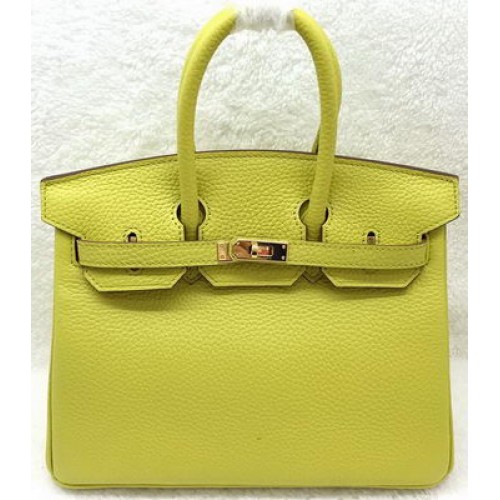Hermes Birkin 25CM draagtas origineel leer H25T citroen