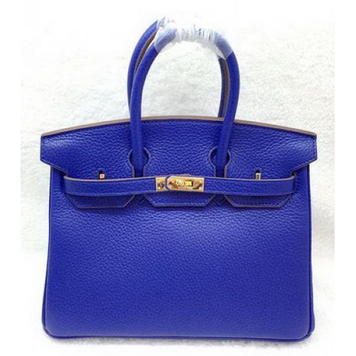 Hermes Birkin 25CM draagtas origineel leer H25T Royal