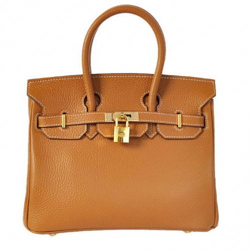 Hermes Birkin 25CM draagtassen Togo leer Camel Godlen