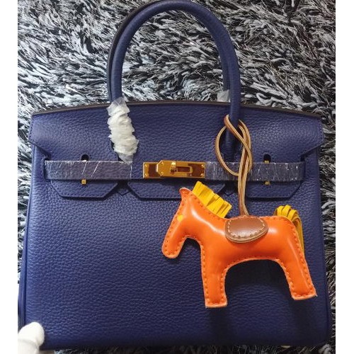 Hermes Birkin 30CM draagtassen Litchi leer H30LI Royal