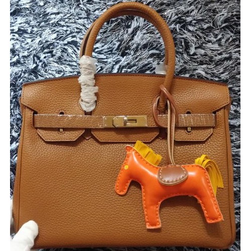 Hermes Birkin 30CM draagtassen Litchi leer H30LI Tarwe