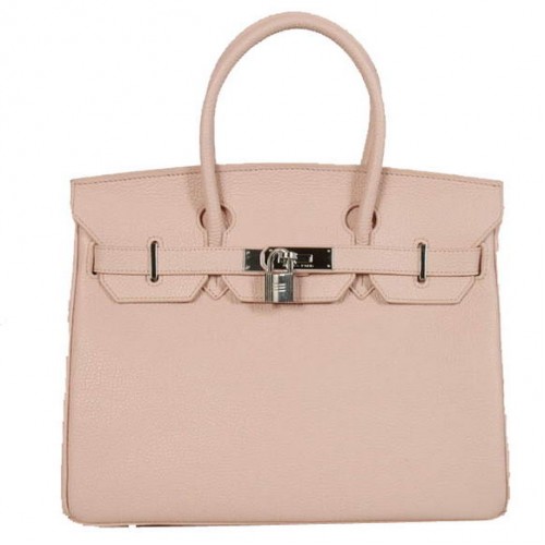 Hermes Birkin 30CM draagtassen glad Togo leer roze