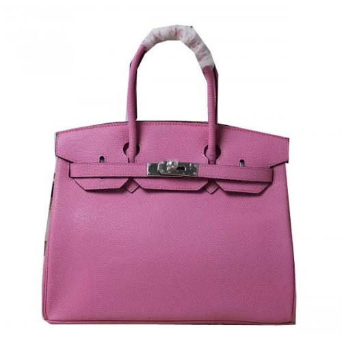 Hermes Birkin 35CM 30CM Tote Bag Hagedis Leer H35H30 Roze