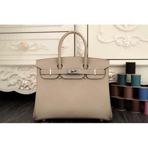 Hermes Birkin 35CM 30CM draagtas origineel leer HB35O grijs
